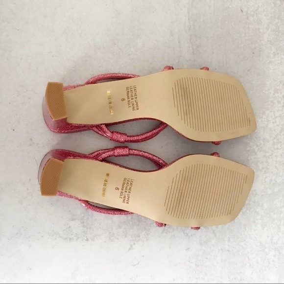 NEW Intentionally Blank Willow Sandals Pink Glitter - Picture 5 of 5